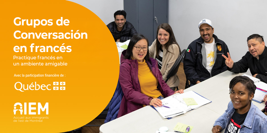 Mejore su francés con los grupos de conversación en francés gratuitos para inmigrantes del AIEM