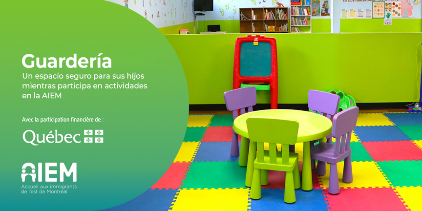 Servicio de guardería para familias inmigrantes en Montreal - AIEM